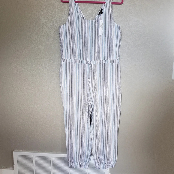 DREW Pants - Drew jumpsuit cinched waist